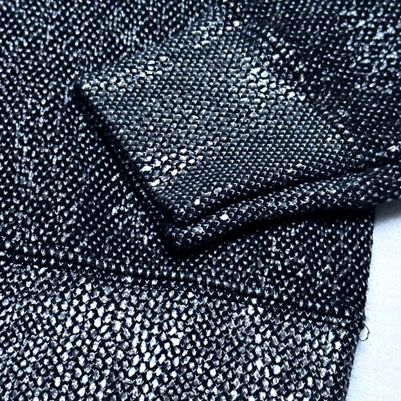 BELGIUM DESIGNER BERNHARD WILLHELM TOP SWEATER PULLOVER METALLIC SILVER  RARE XS - Picture 2 of 10